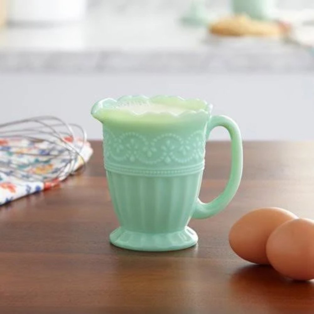 The Pioneer Woman Timeless Beauty Creamer Jadeite